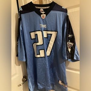 Reebok NFL Equipment Tennessee Titans Eddie George #27 Size XXL Jersey